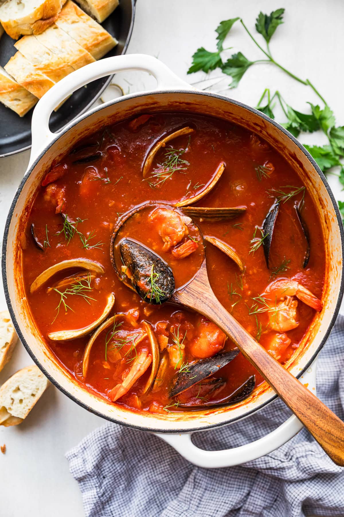 Ragoût de fruits de mer Cioppino