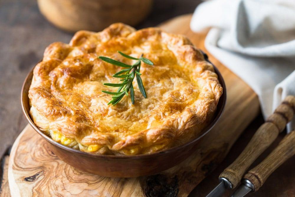 Recette de tourte à la viande et aux pattes de crabe