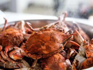 Réchauffer des crabes bleus à l'extérieur/en plein air – Cameron's Seafood