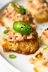 Riz croustillant aux crevettes épicées