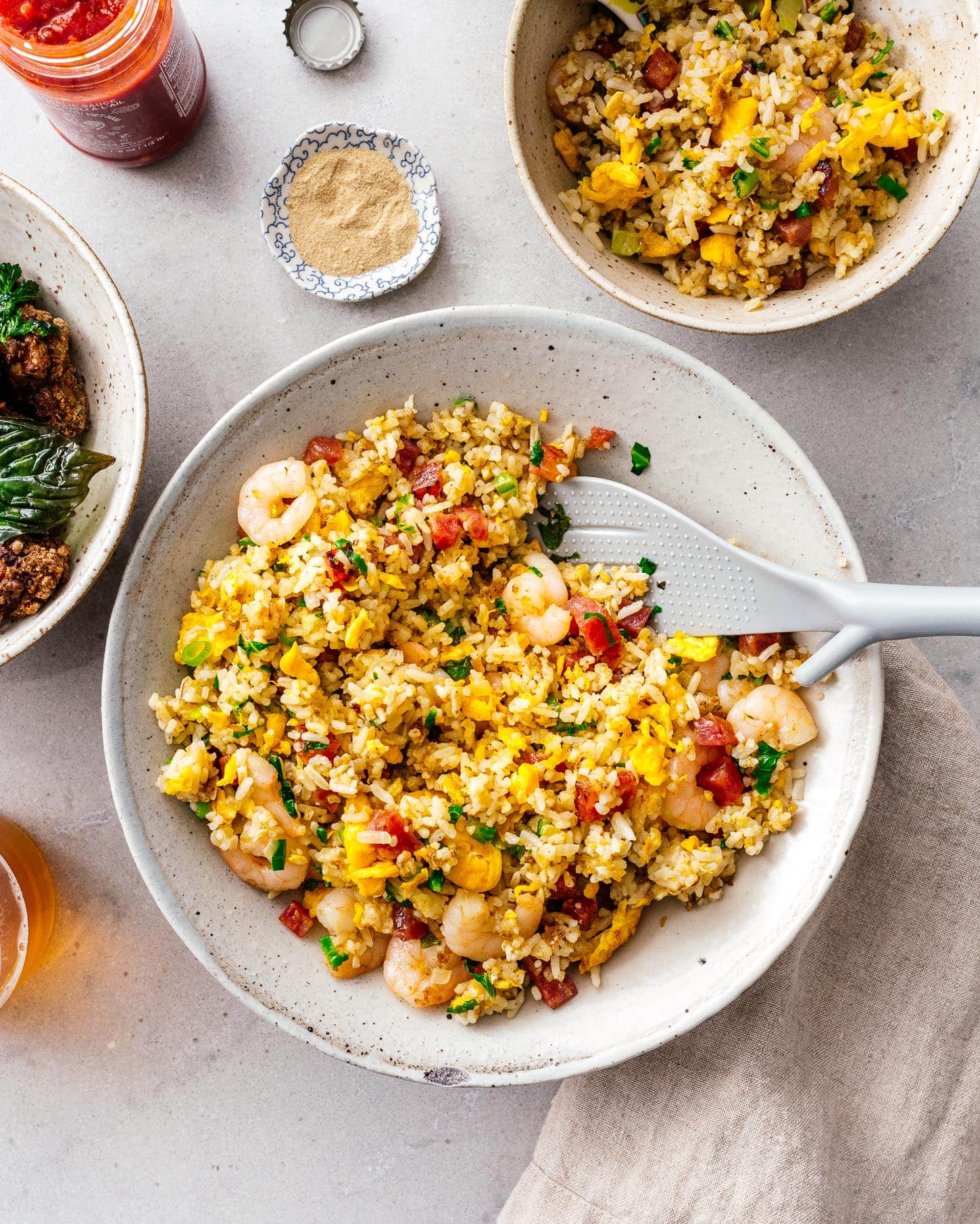 riz frit aux crevettes | www.iamafoodblog.com