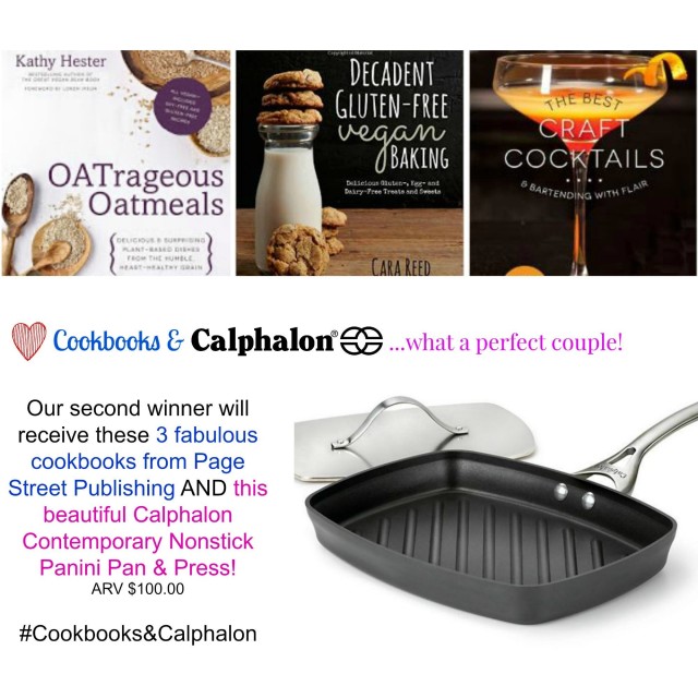 Livres de cuisine et Calphalon