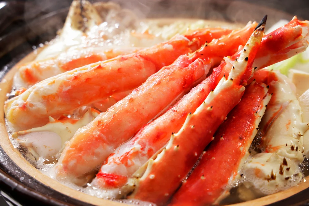 Pattes de crabe royal d'Alaska