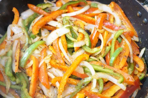 Fajitas au steak et aux crevettes