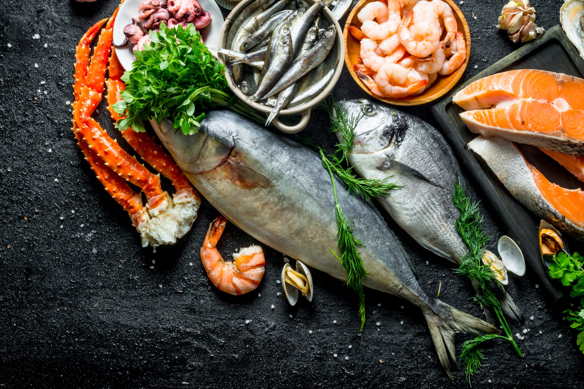 Les 5 différents types de fruits de mer et comment les cuisiner chacun