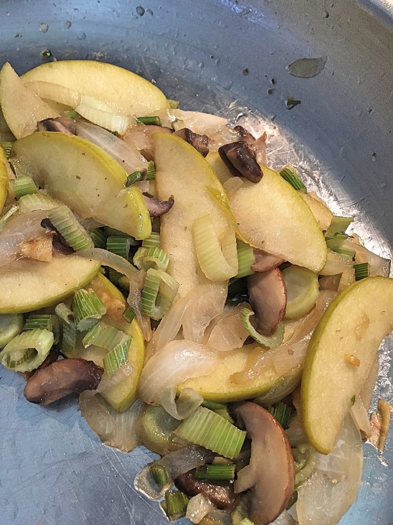 Légumes à la truite arc-en-ciel