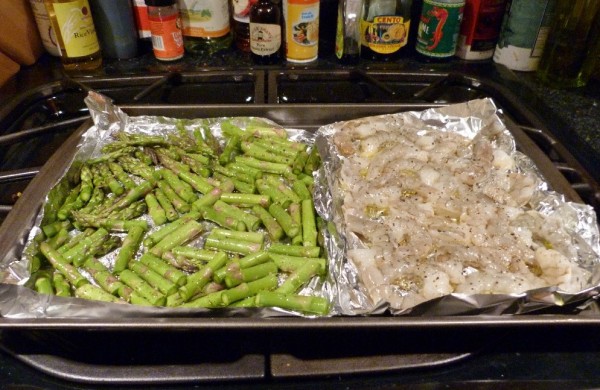 Salade d'asperges et de crevettes - Jongler avec Julia