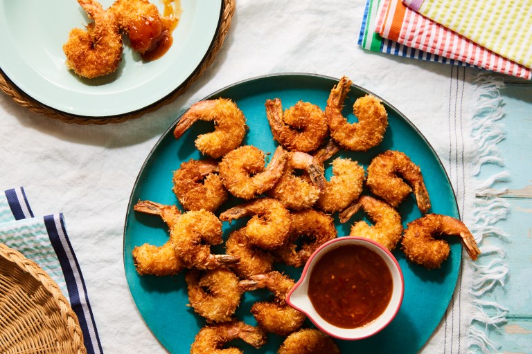Crevettes pop-corn au four