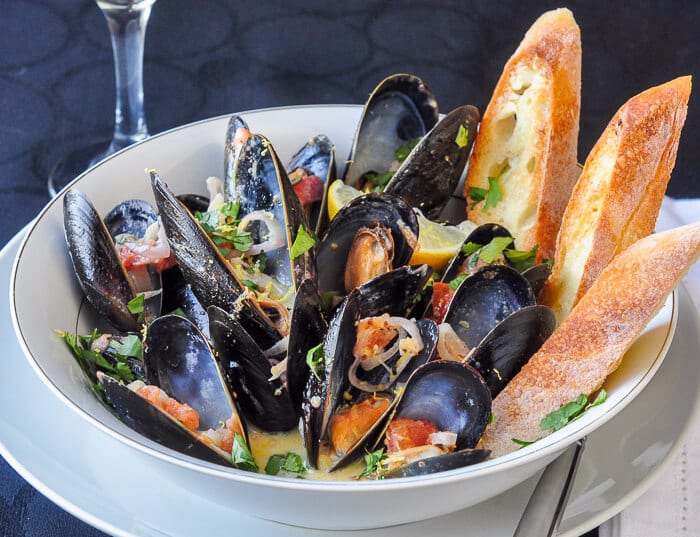 Moules Marinières Citron Dijon - Moules Vapeur Citron Dijon