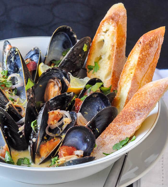 Moules Marinières Citron Dijon - Moules Vapeur Citron Dijon