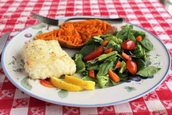 Églefin au panko et au parmesan sorti du four