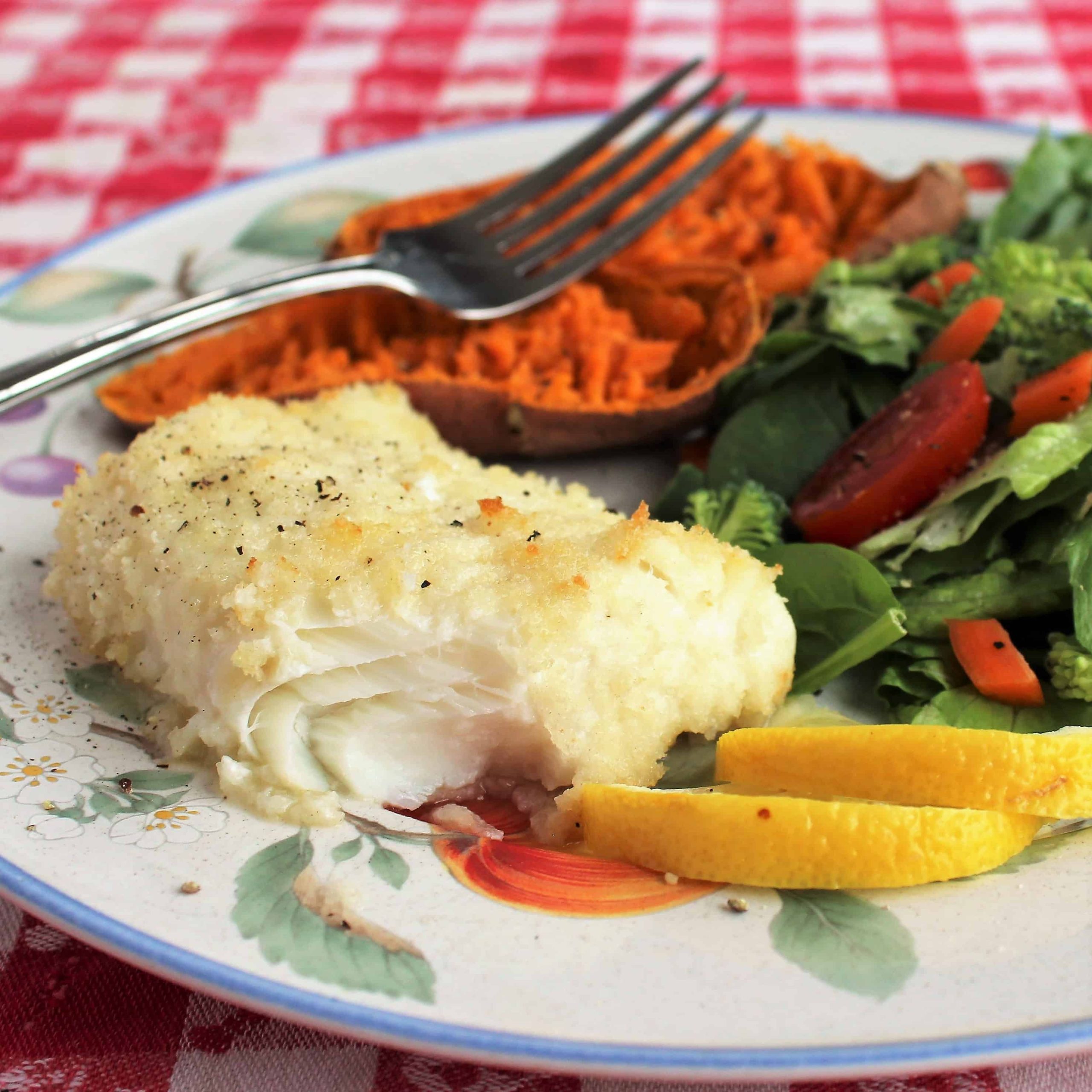 Haddock au four au panko et au parmesan - Jongler avec Julia