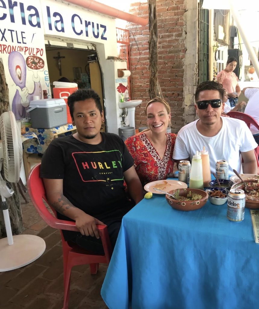 chefs et Parker au Mexique