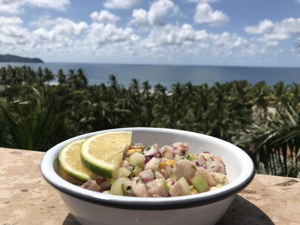 vue sur le ceviche