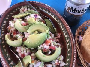 Ceviche mexicain - Qu'y a-t-il dans Parker's Plate