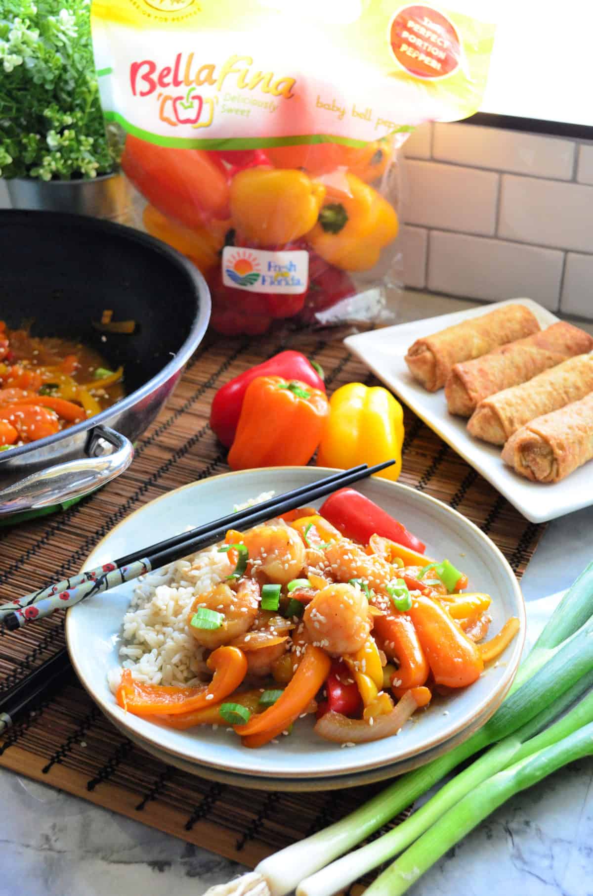 Légumes coupés pour le sauté