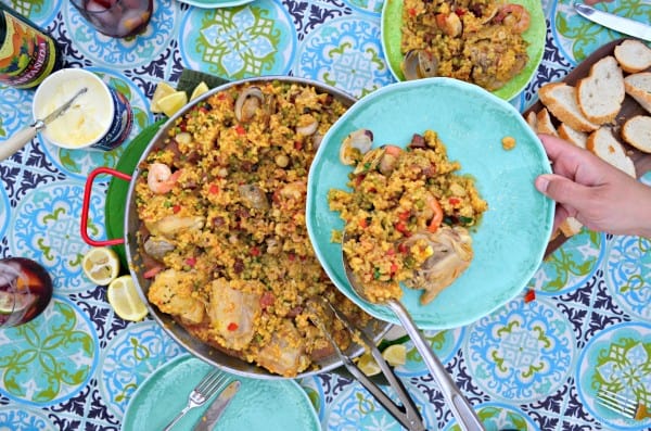 Soirée paella en famille #CelebrateOutdoors