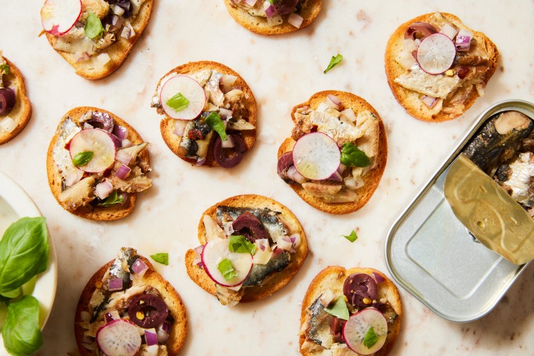 Toasts de sardines