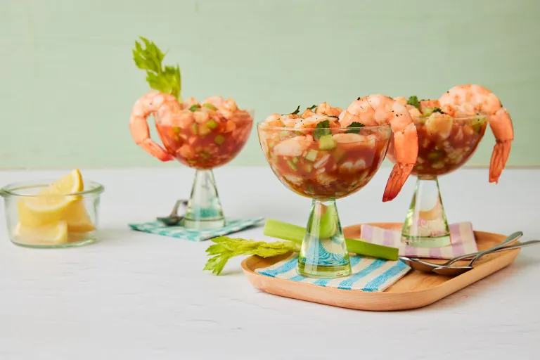 Cocktail de crevettes façon Bloody Mary