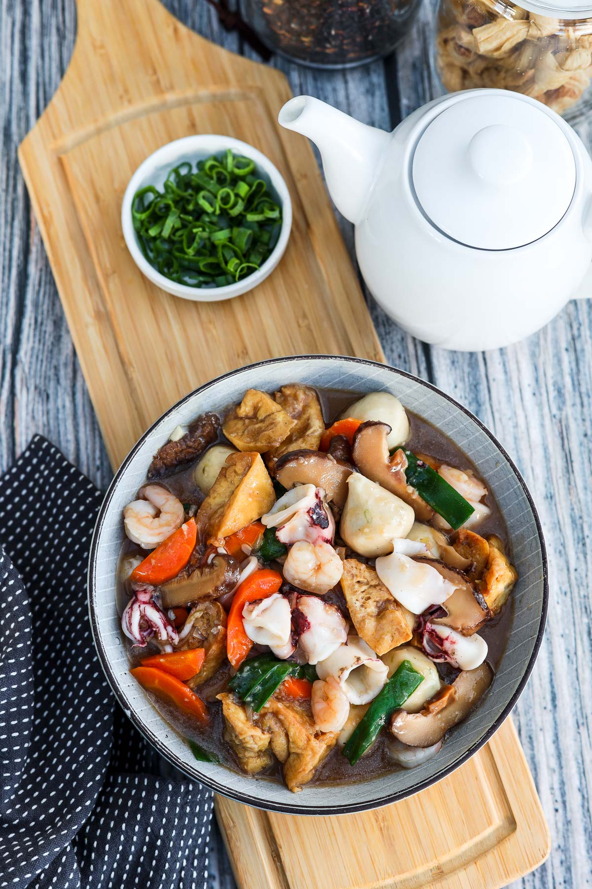Mélange de fruits de mer et tofu - Ang Sarap