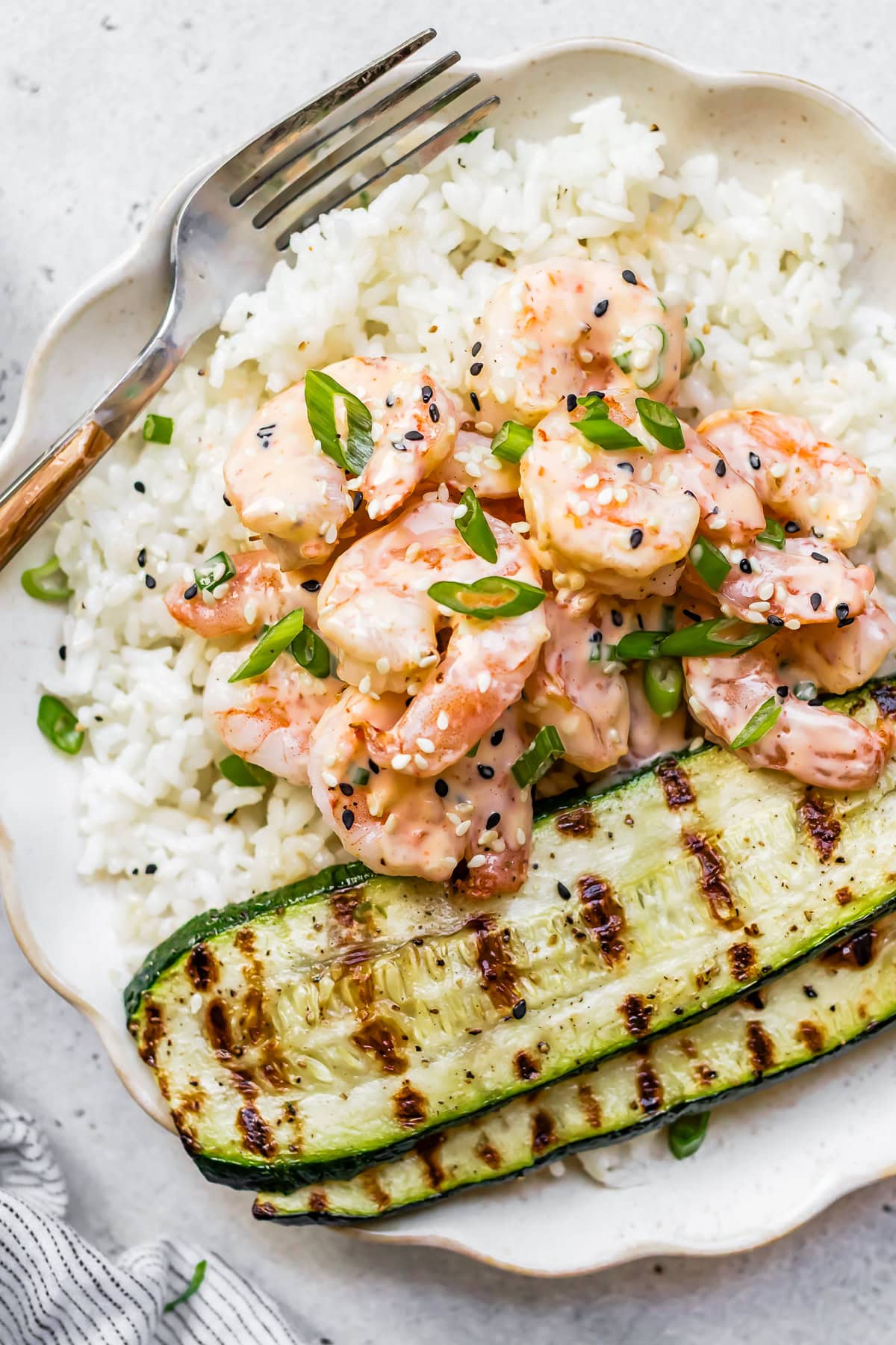 Brochettes de crevettes Bang Bang