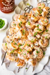 Brochettes de crevettes Bang Bang