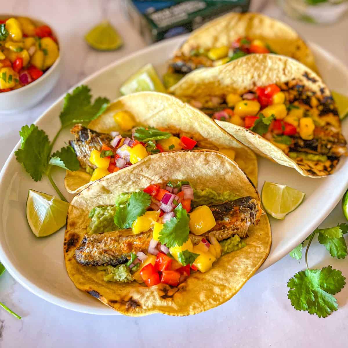 Tacos aux sardines à la friteuse à air