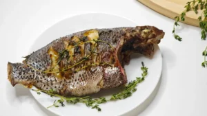 Butterfish poêlé au quinoa tricolore