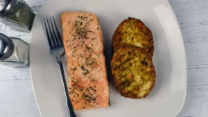 Galettes de saumon croustillantes