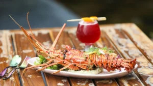 Homard grillé au beurre tequila-citron vert