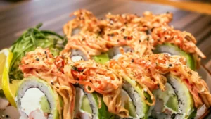 Rouleaux de crabe épicés