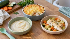 Trois recettes de poisson adaptées aux bébés