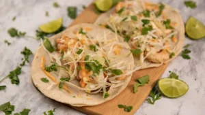 Tacos aux sardines noircies à la friteuse à air